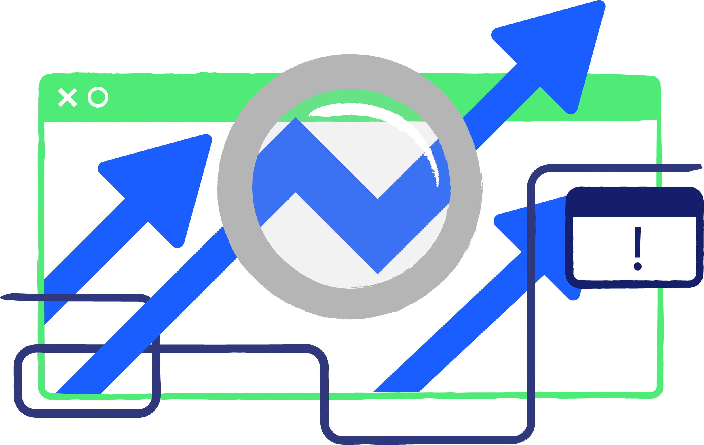 Aultra Solutions graphic showing resource optimisation & productivity